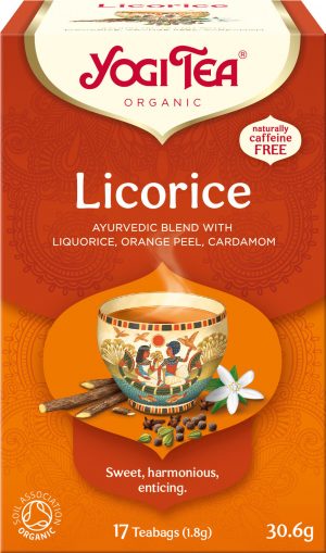 Bio Lékořice Yogi Tea 17 x 1,8 g